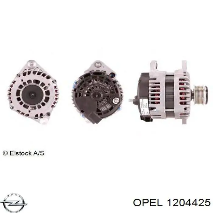 1204425 Opel Авто генератор