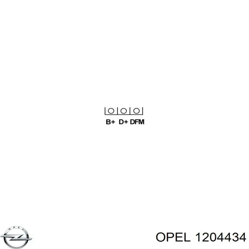 Купити 1204434 Opel Генератор