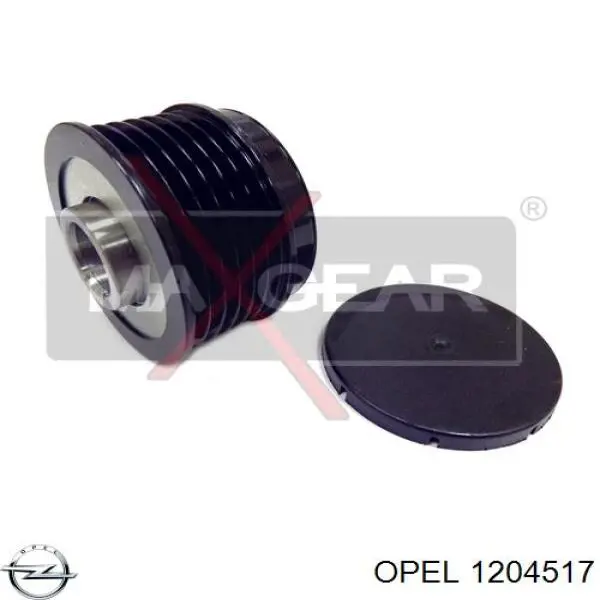 Шків генератора 1204517 Opel