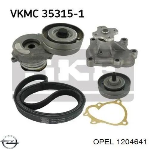Натягувач приводного ременя Opel 1204641 ціна, від 32.30 USD