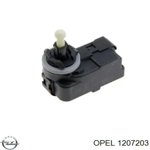 1207203 Opel Двигун корректора фари