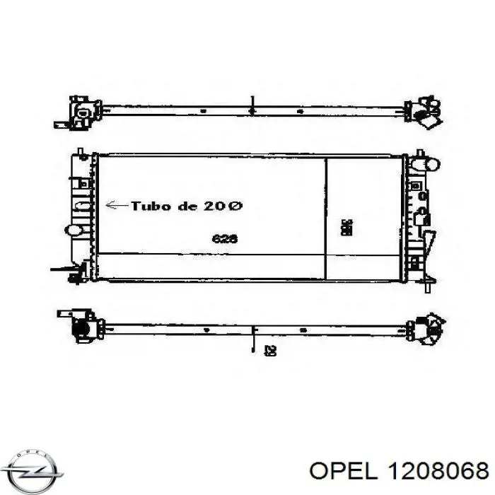 Котушка Opel 1208068