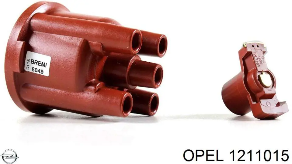 1211015 Opel кришка розподільника запалювання/трамблера
