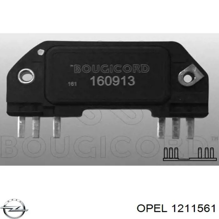 Комутатор системи запалювання Opel 1211561 ціна, від 20.15 USD