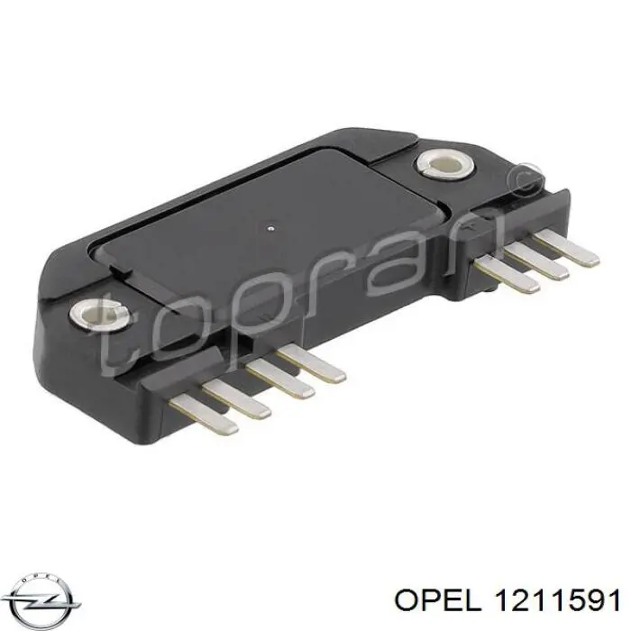 1211591 Opel модуль запалювання, комутатор