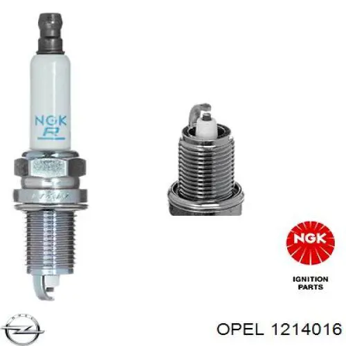 Свічки запалювання 1214016 Opel