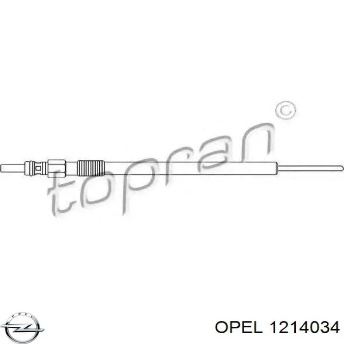 Купити 1214034 Opel Свічка накалу