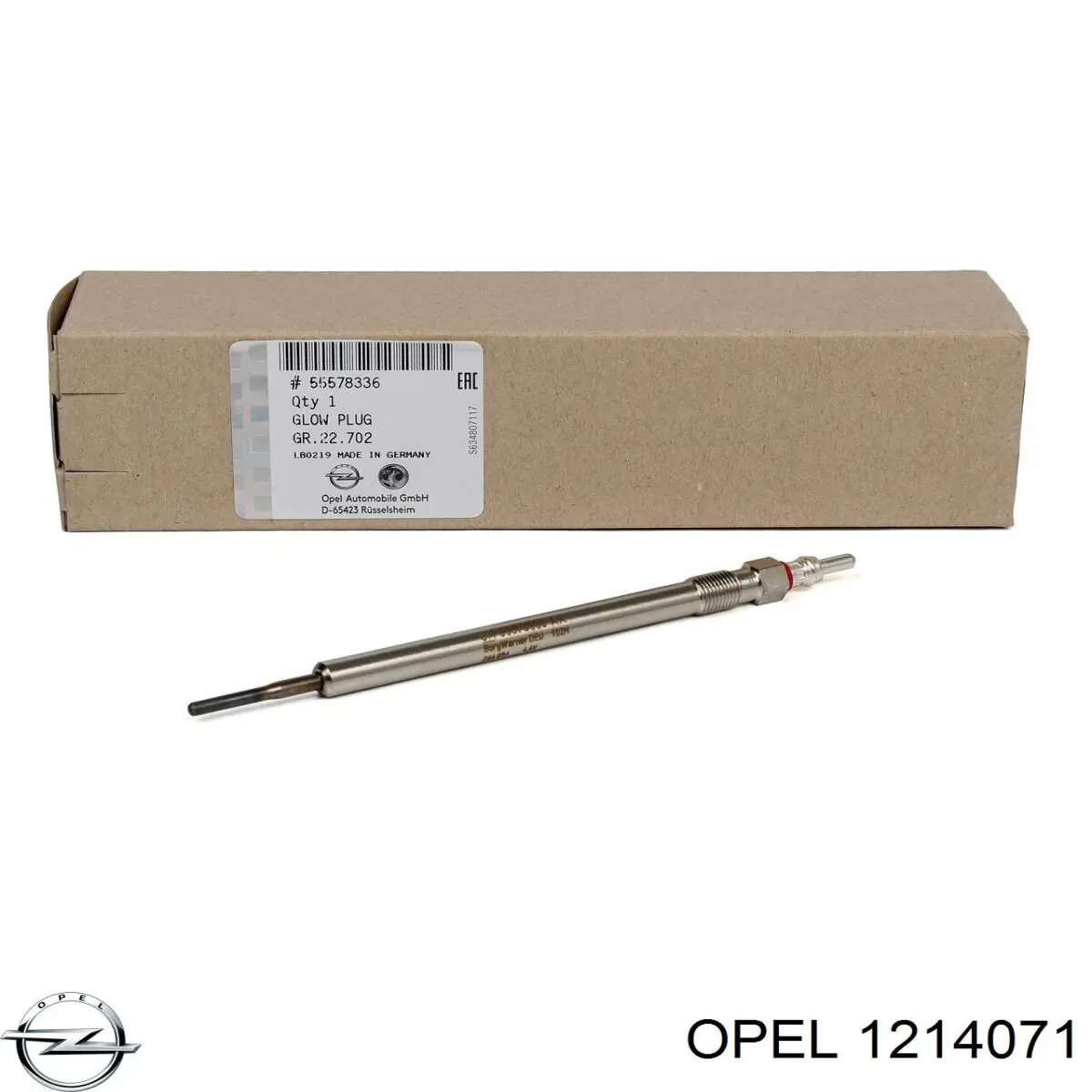 Свічки запалювання Opel 1214071