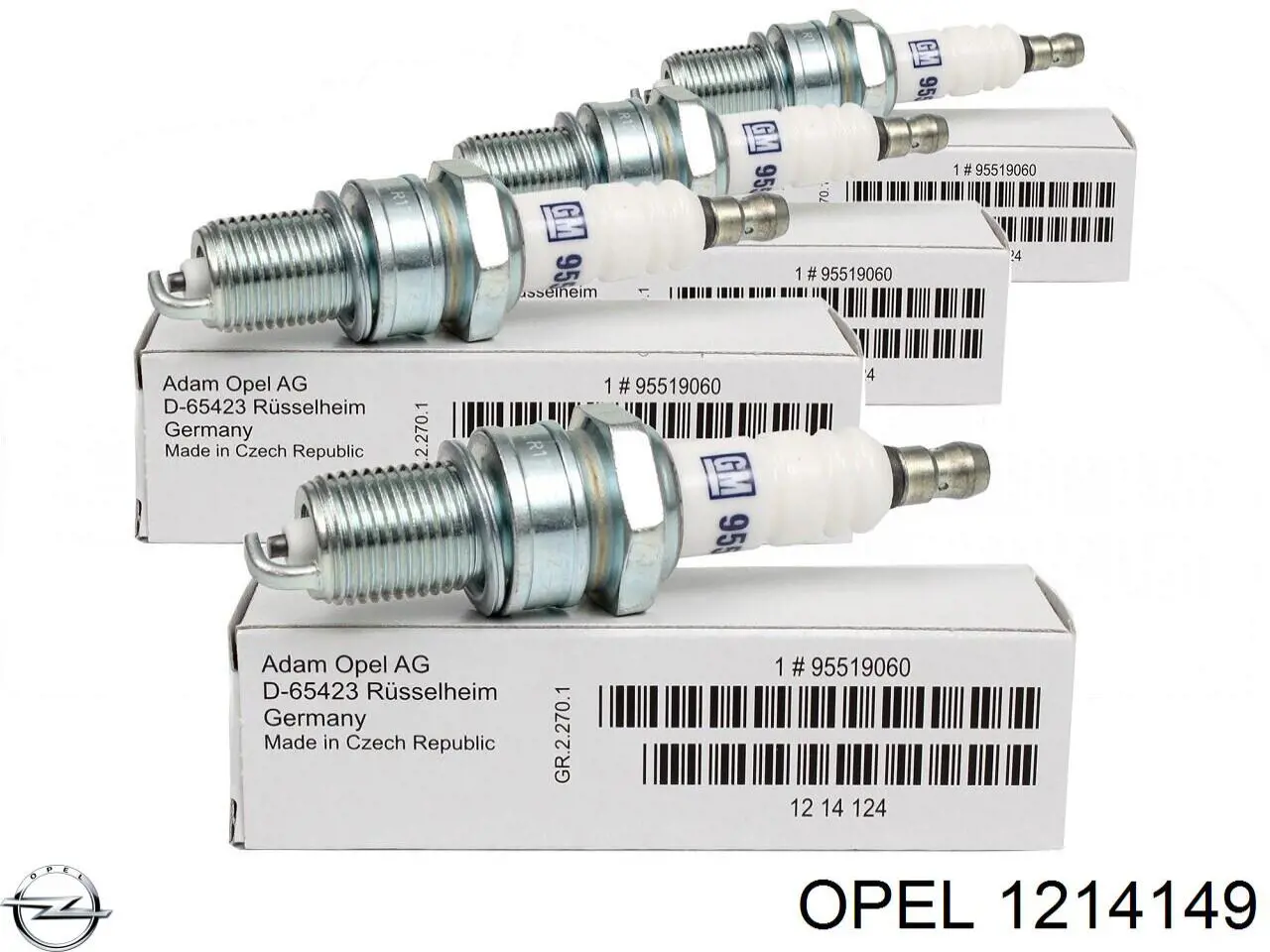 Свічки автомобільні Opel 1214149 ціна, від 3.04 USD