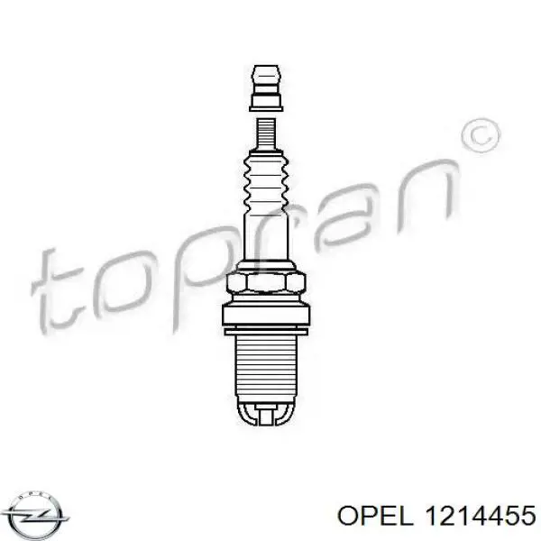 Свічки автомобільні Opel 1214455 ціна, від 7.65 USD