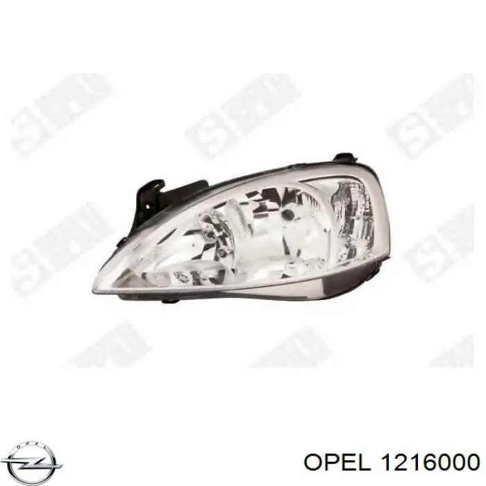 13115006 Opel Фара дальнього світла в зборі