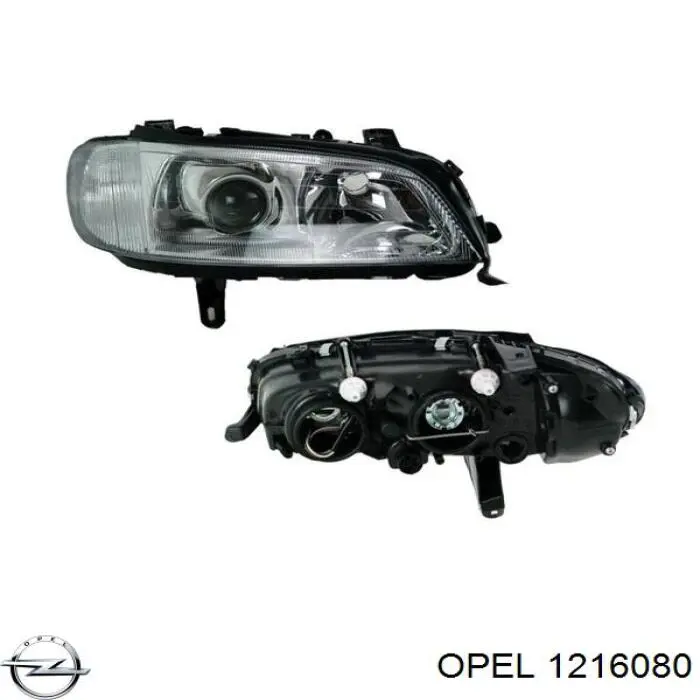 1216080 Opel фара права