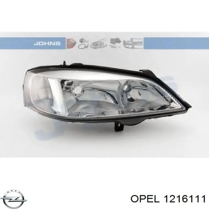 1216111 Opel фара права