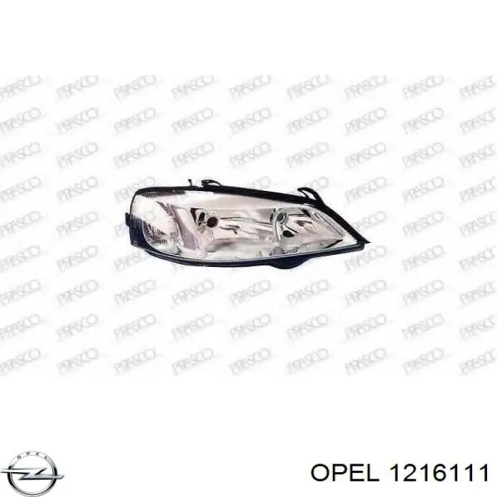 Фара правая Opel 1216111 ціна, від 43.41 USD