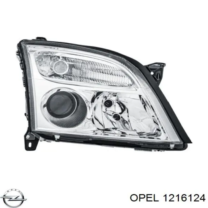 1216124 Opel Фара правая
