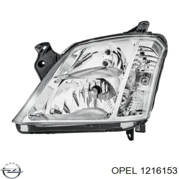 Фара ліва 93321052 General Motors
