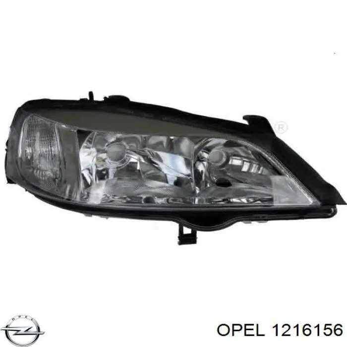 Фара правая Opel 1216156 ціна, від 44.12 USD