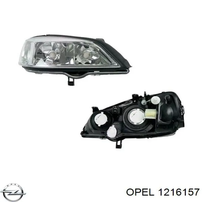 Фара ліва 1216157 Opel
