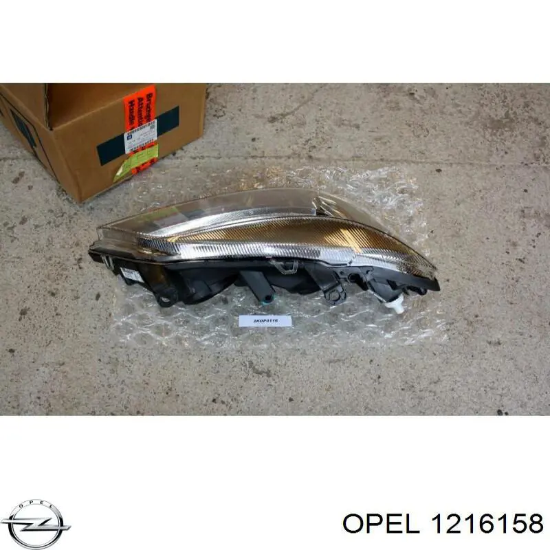 1216158 Opel фара права
