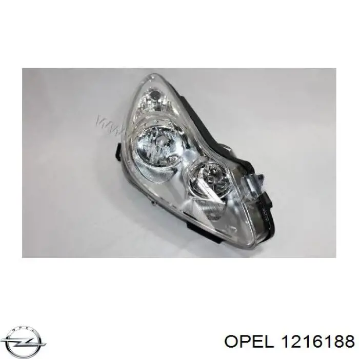 Основна фара - вставка Opel 1216188 ціна, від 107.27 USD