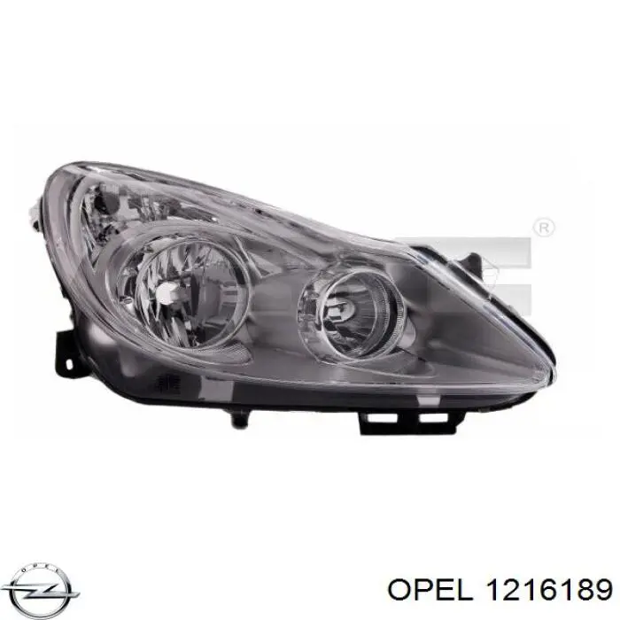 Фари Opel 1216189 ціна, від 104.73 USD