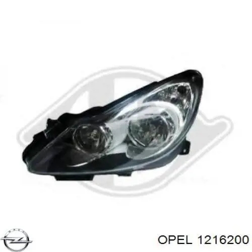 1216200 Opel Фара правая