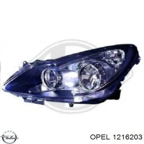 Купити 1216203 Opel Фара