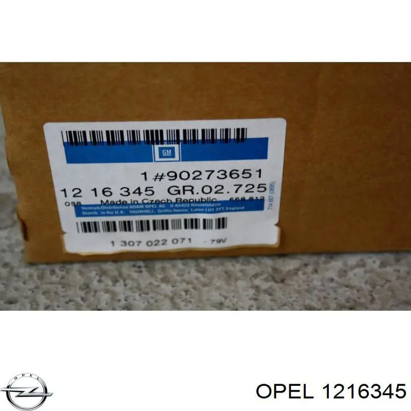 1216345 Opel фара права