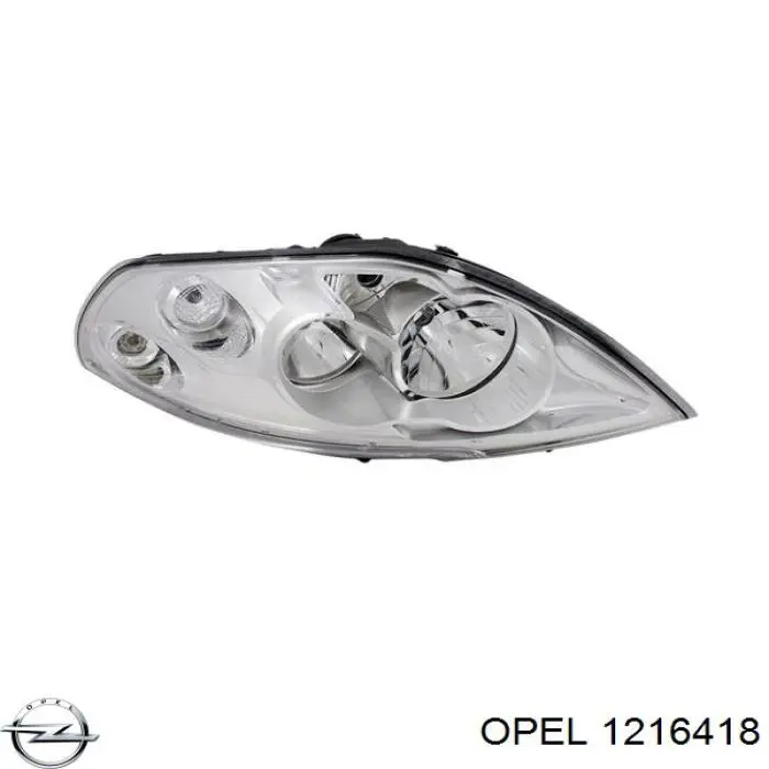 Фара права 1216418 Opel