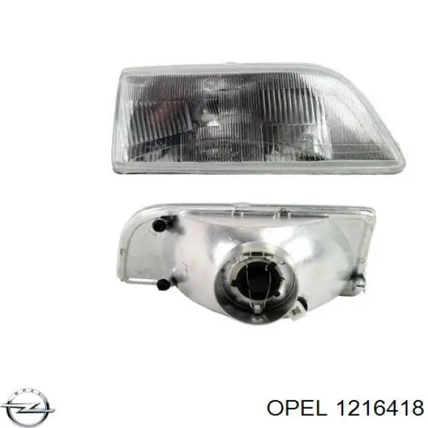 1216418 Opel Основна фара - вставка