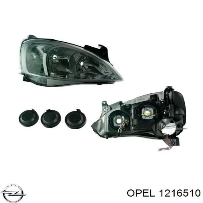 Купити 1216510 Opel Права блок фара