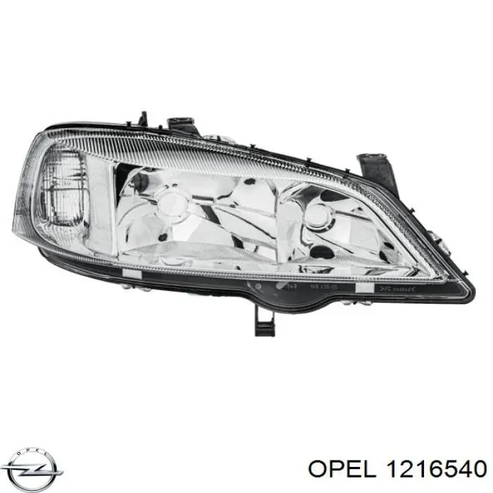 1216540 Opel фара права