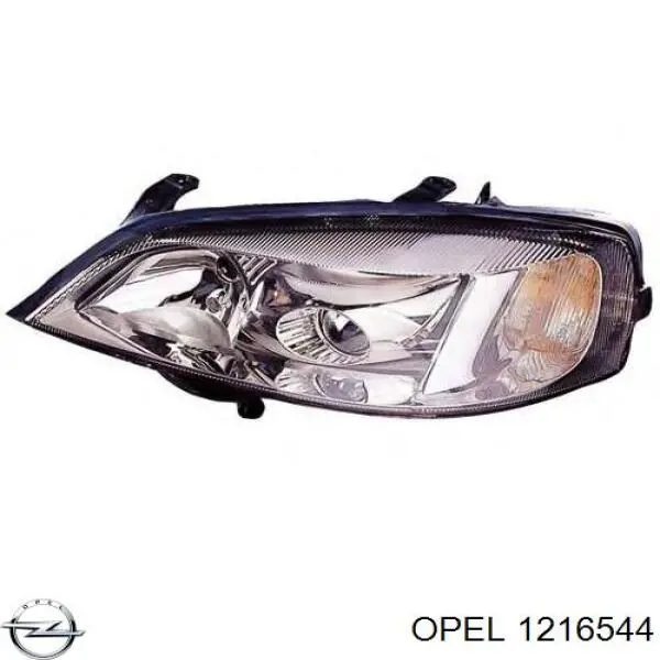 Фара правая Opel 1216544 ціна, від 130.75 USD