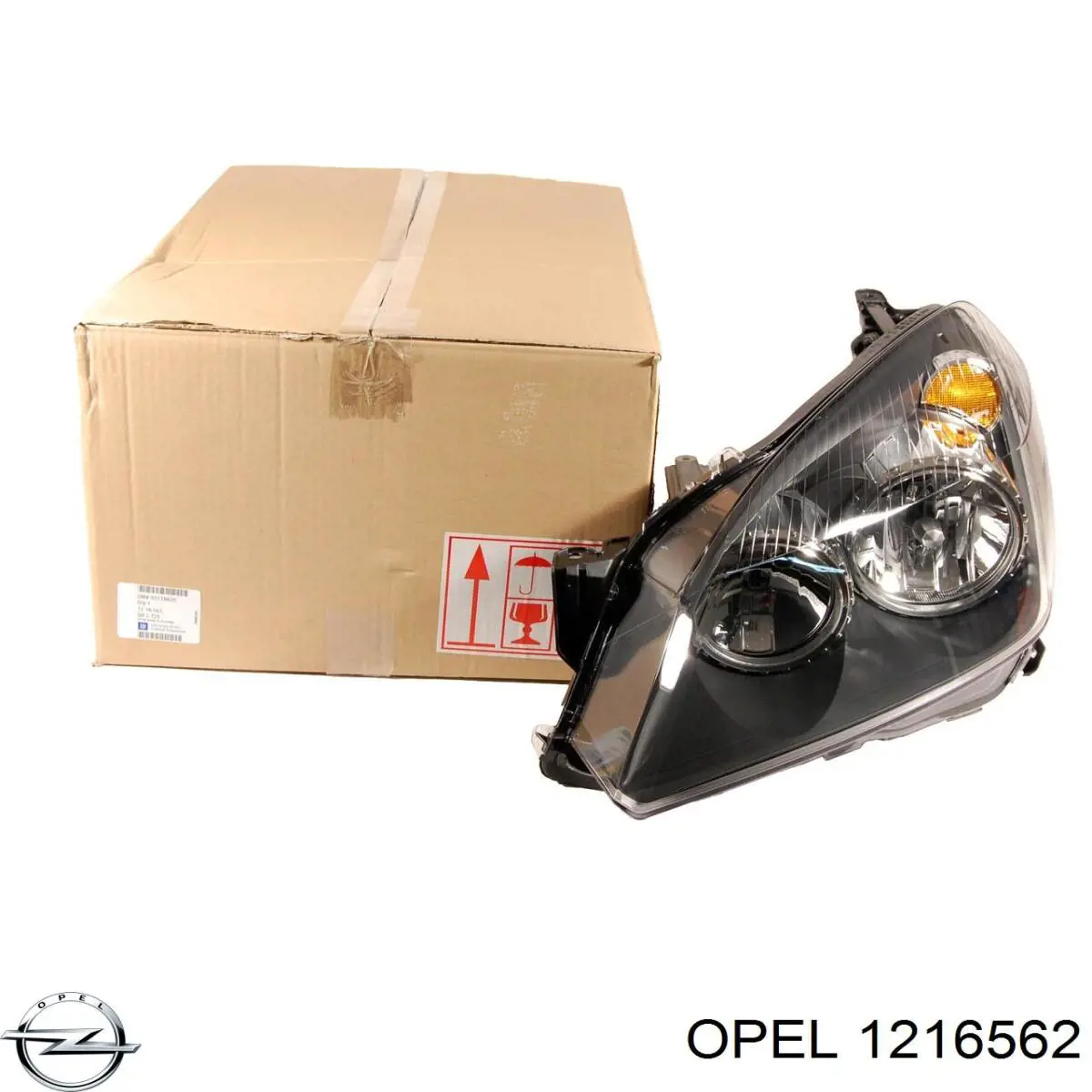 Фара права 1216562 Opel