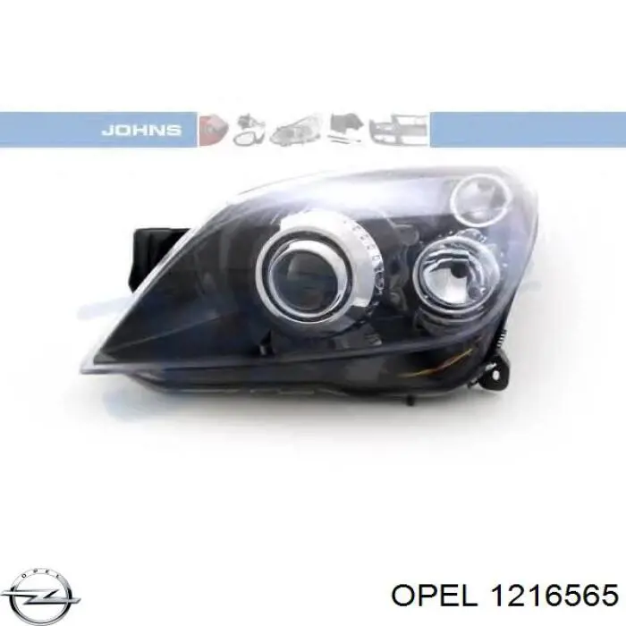 1216565 Opel фара ліва