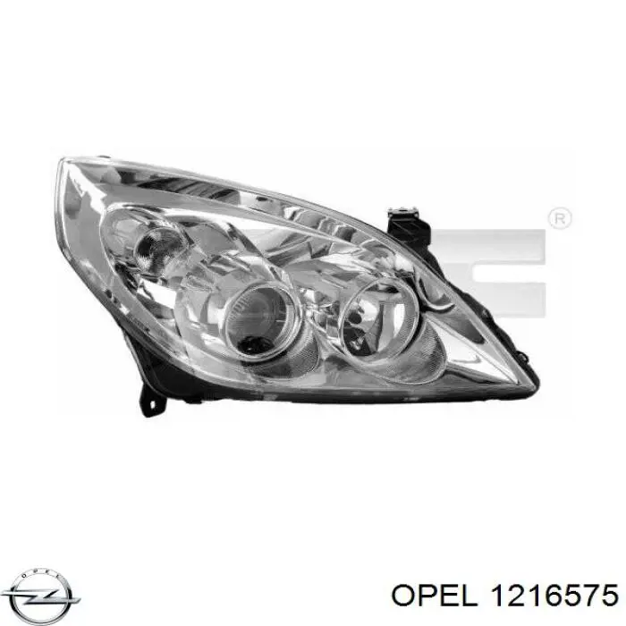 1216575 Opel Фара дальнього світла в зборі