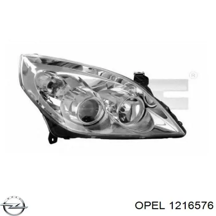 1216576 Opel Основна фара - вставка