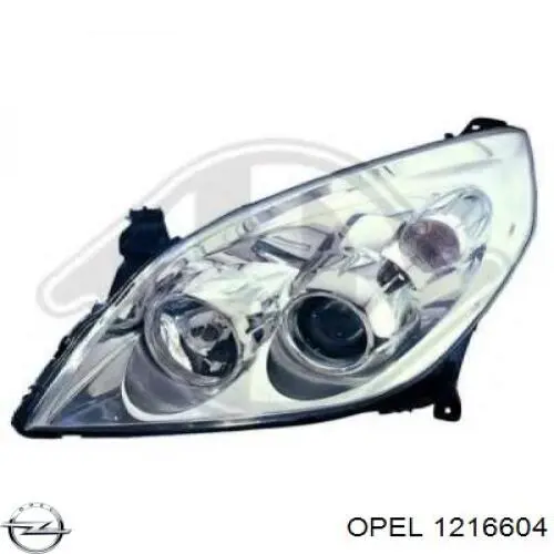 Купити 93185610 Opel Права блок фара