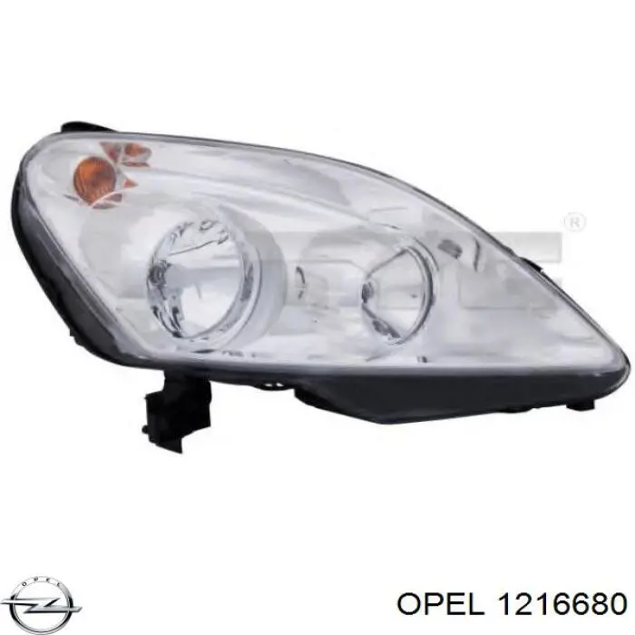 Фара правая Opel 1216680 ціна, від 147.47 USD
