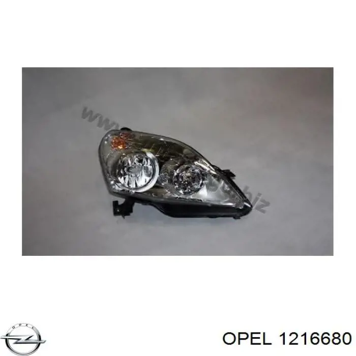 1216680 Opel фара права