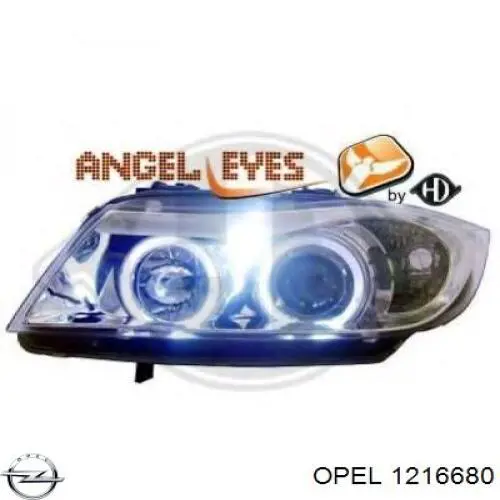 Купити 1216680 Opel Права блок фара