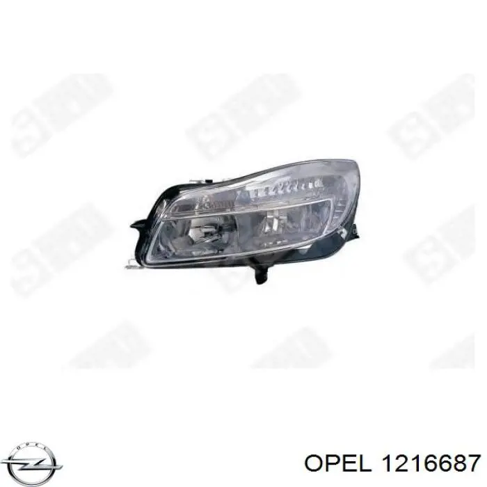 Основна фара в зборі ліва Opel 1216687 ціна, від 145.44 USD