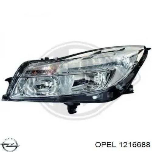 Фара правая Opel 1216688 ціна, від 145.11 USD
