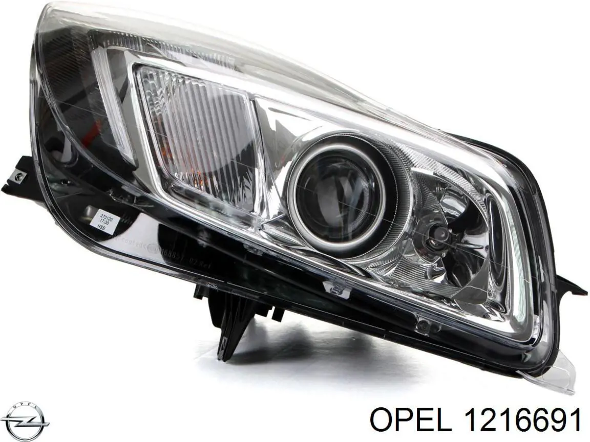 Фара правая Opel 1216691 ціна, від 956.73 USD