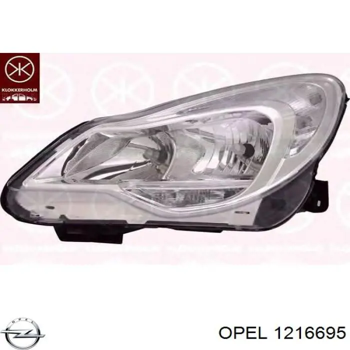 Фари Opel 1216695 ціна, від 223.60 USD