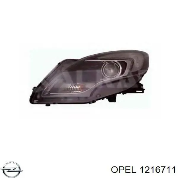 1216711 Opel фара права