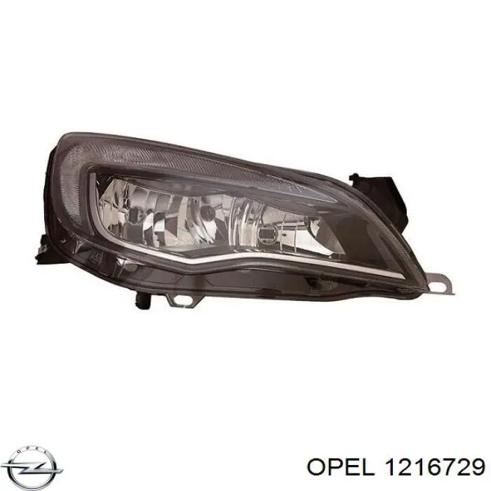 1216729 Opel Основна фара - вставка