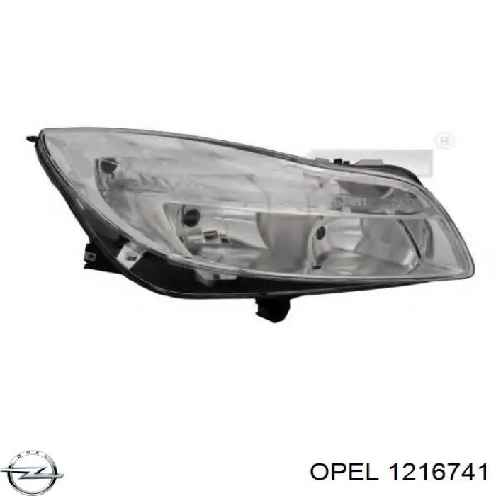1216741 Opel Основна фара - вставка