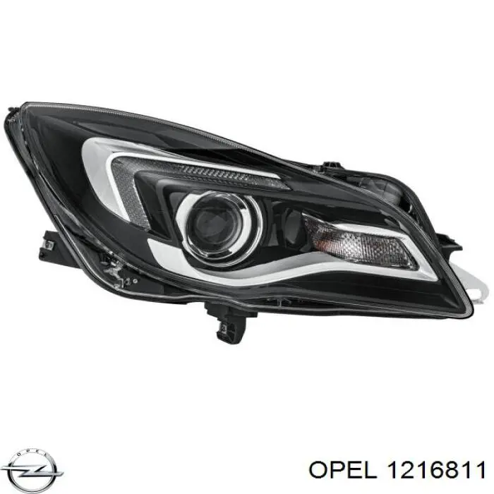 Купити 1216811 Opel Права блок фара