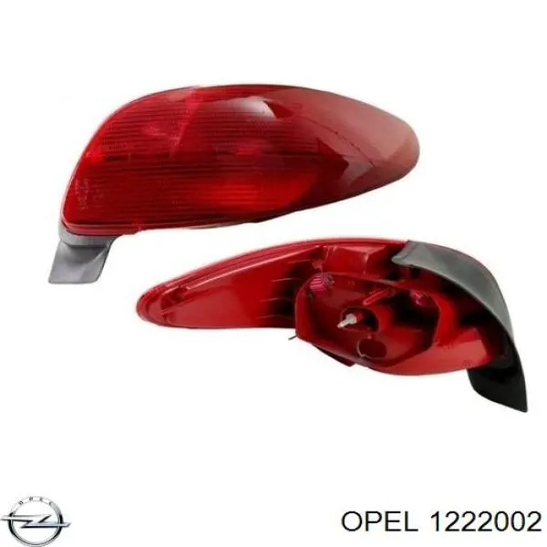 1222002 Opel ліхтар задній правий